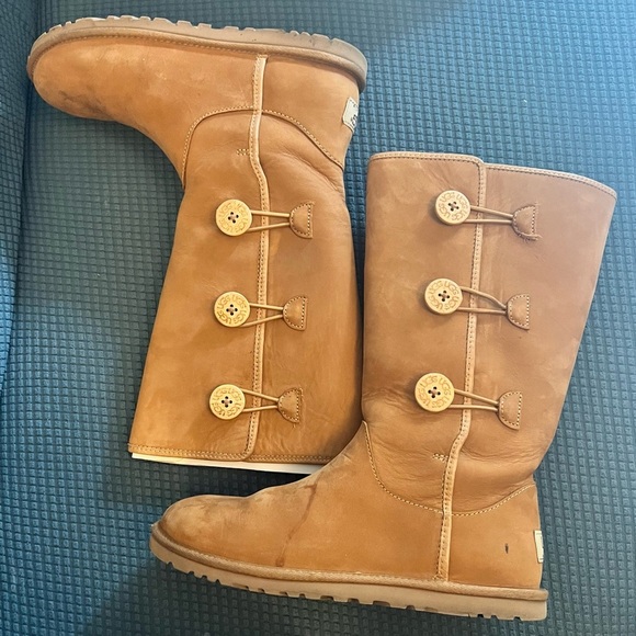 UGG AnnaRosa Boots SIZE 7 CHESTNUT - Picture 5 of 14